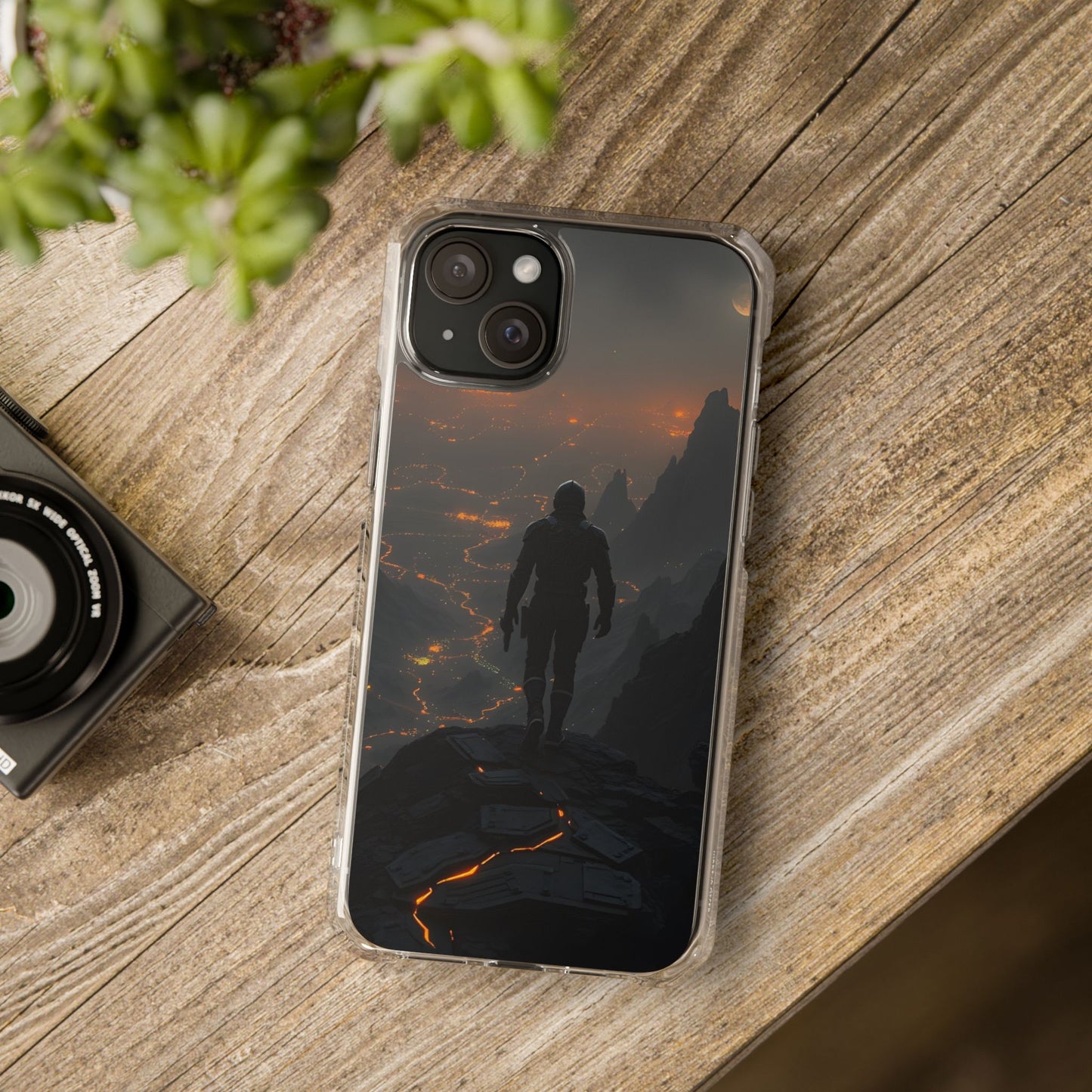 Magnetic Clear Impact Phone Cases, Adventure Phone Cover, Gamer Gift, Customizable Phone Shell, Trendy Tech Accessory