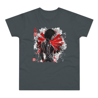 Cyber Samurai Graphic T-Shirt, Unisex Graphic Tee, Anime Shirt, Japanese Art T-Shirt, Gift for Nerds, Cosplay Apparel