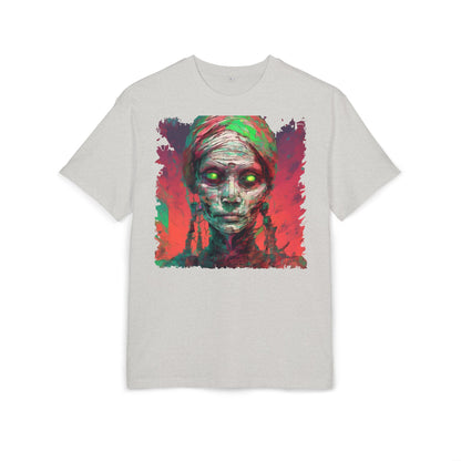 Horror-Inspired Unisex Oversize Tee, Spooky Graphic Shirt, Halloween Outfit, Unique Art Tee, Ghoulish Casual Wear, Perfect for Parties