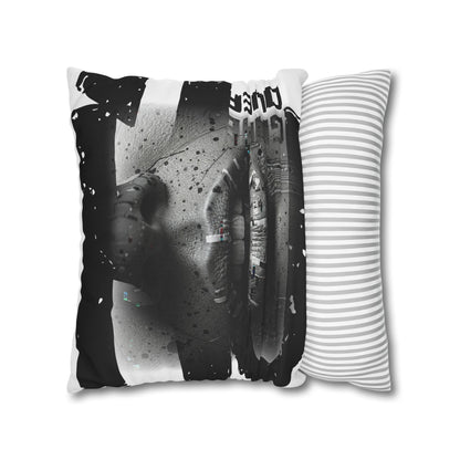 Stylish Spun Polyester Pillowcase, Decorative Accent, Unique Home Decor, Modern Living Room Cushion, Gift for Art Lovers