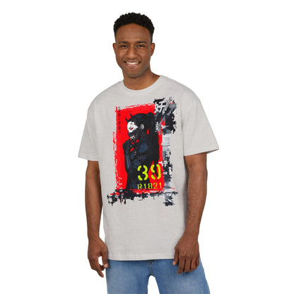 Artistic Oversize Tee featuring Bold Graphic Design, Unisex Heavyweight T-Shirt