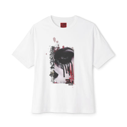 Chic Oversized Graphic Tee - Edgy Art Shirt, Casual Everyday Wear, Fashion Statement, Gift for Art Lovers, Unisex Street Style