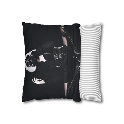 Gothic Glam Pillows, Square Cushion Covers, Elegant Home Decor, Statement Throw, Dark Aesthetic Gifts, Modern Bedroom Accent
