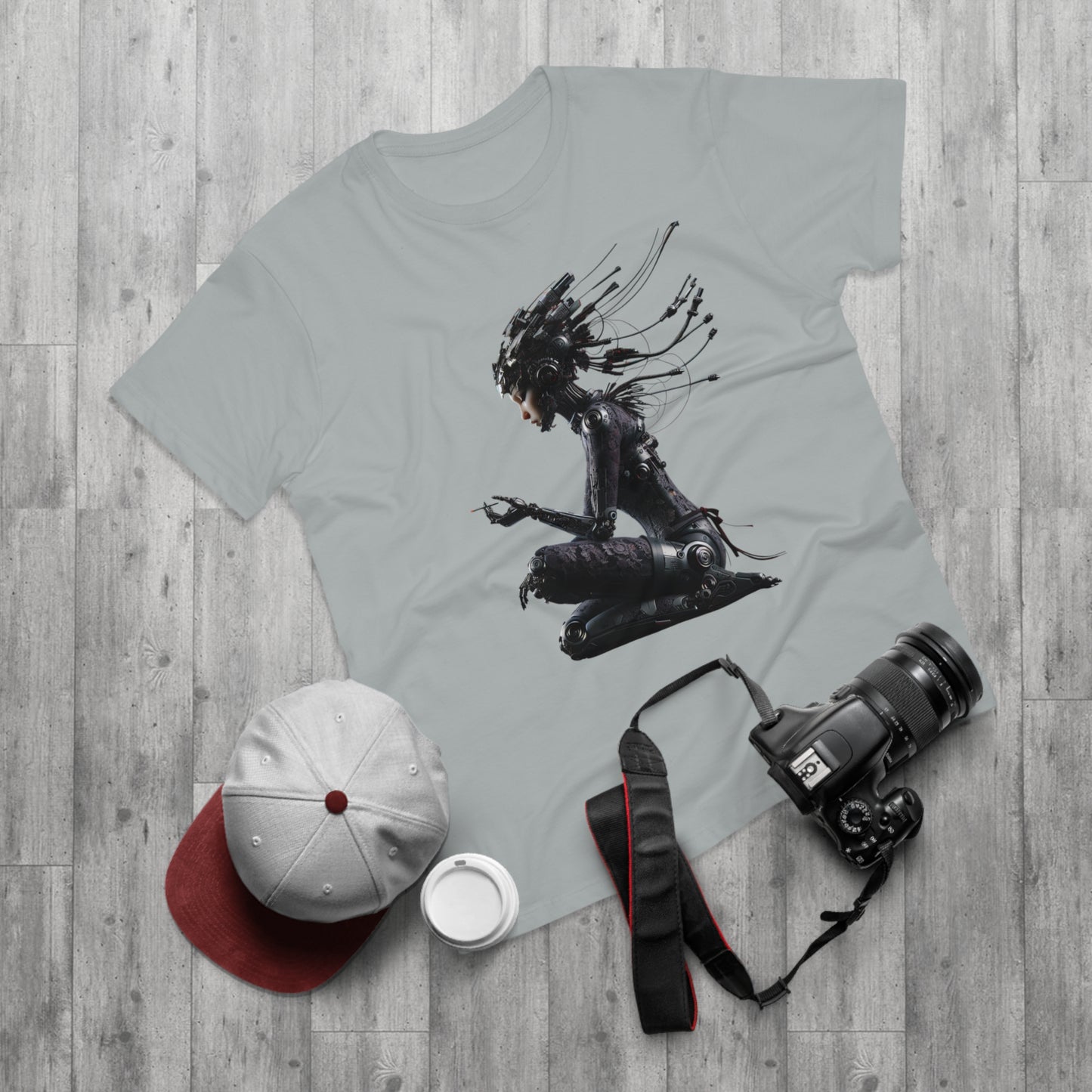 Futuristic Cyberpunk Unisex T-Shirt - Unique Graphic Tee