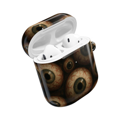 Unique Eyeball AirPod Case, Quirky Phone Accessory, Halloween Gift, Weird Aesthetic Decor, Eye Pattern Tech Case