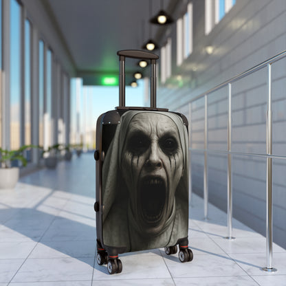 Halloween-Inspired Luggage, Spooky Suitcase, Travel Bag, Unique Halloween Gift, Horror Themed Carry-On