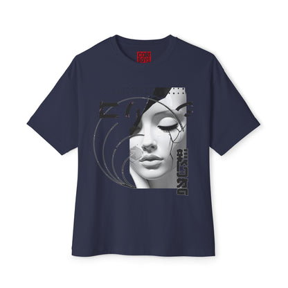 Chic Graphic Tee, Casual Fashion Shirt, Summer Outfit Top, Gift for Her, Artistic Oversized T-Shirt