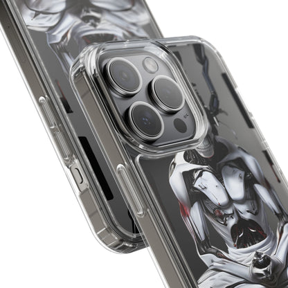 Clear Phone Cases with Cyber Design