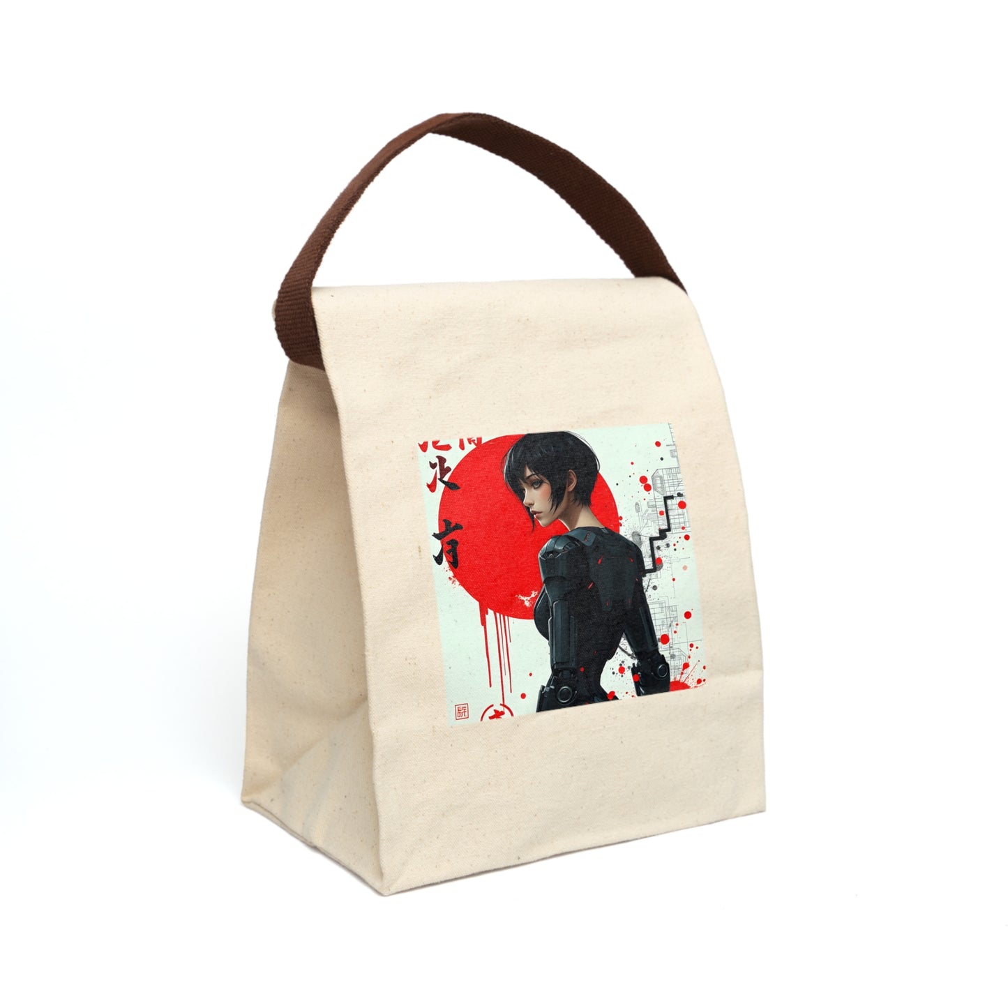 Stylish Canvas Lunch Bag with Strap - Perfect for School, Office, Picnics, Gifts, Eco-Friendly, Trendy, Reusable