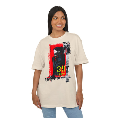 Artistic Oversize Tee featuring Bold Graphic Design, Unisex Heavyweight T-Shirt