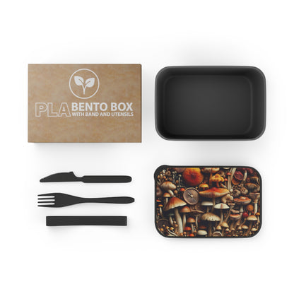 Mushroom Design Bento Box with Utensils, Eco-Friendly Lunch Container, Perfect for Meal Prep, Earthy Vibes, Gift for Foodies, Picnic [...]