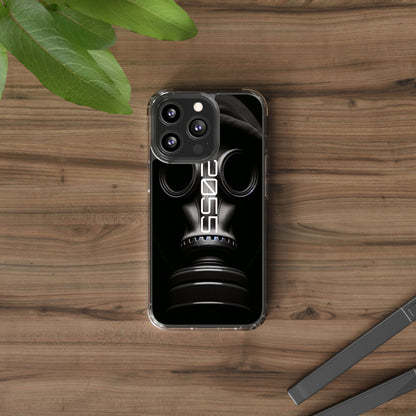 Phone Case Dystopian Gas Mask Design