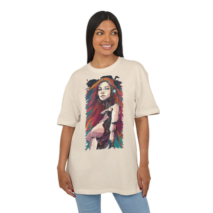 Artistic Oversize Tee - Vibrant Graphic Shirt, Casual Streetwear, Unique Gift for Art Lovers, Everyday Wear, Graphic Tee