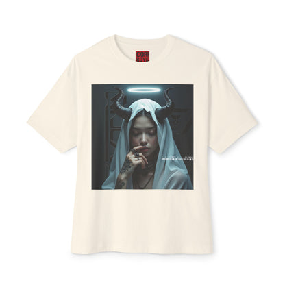 Gothic Inspired Oversized Tee - Perfect for Halloween, Music Festivals, Casual Wear, Alternative Fashion, Unique Gift Ideas