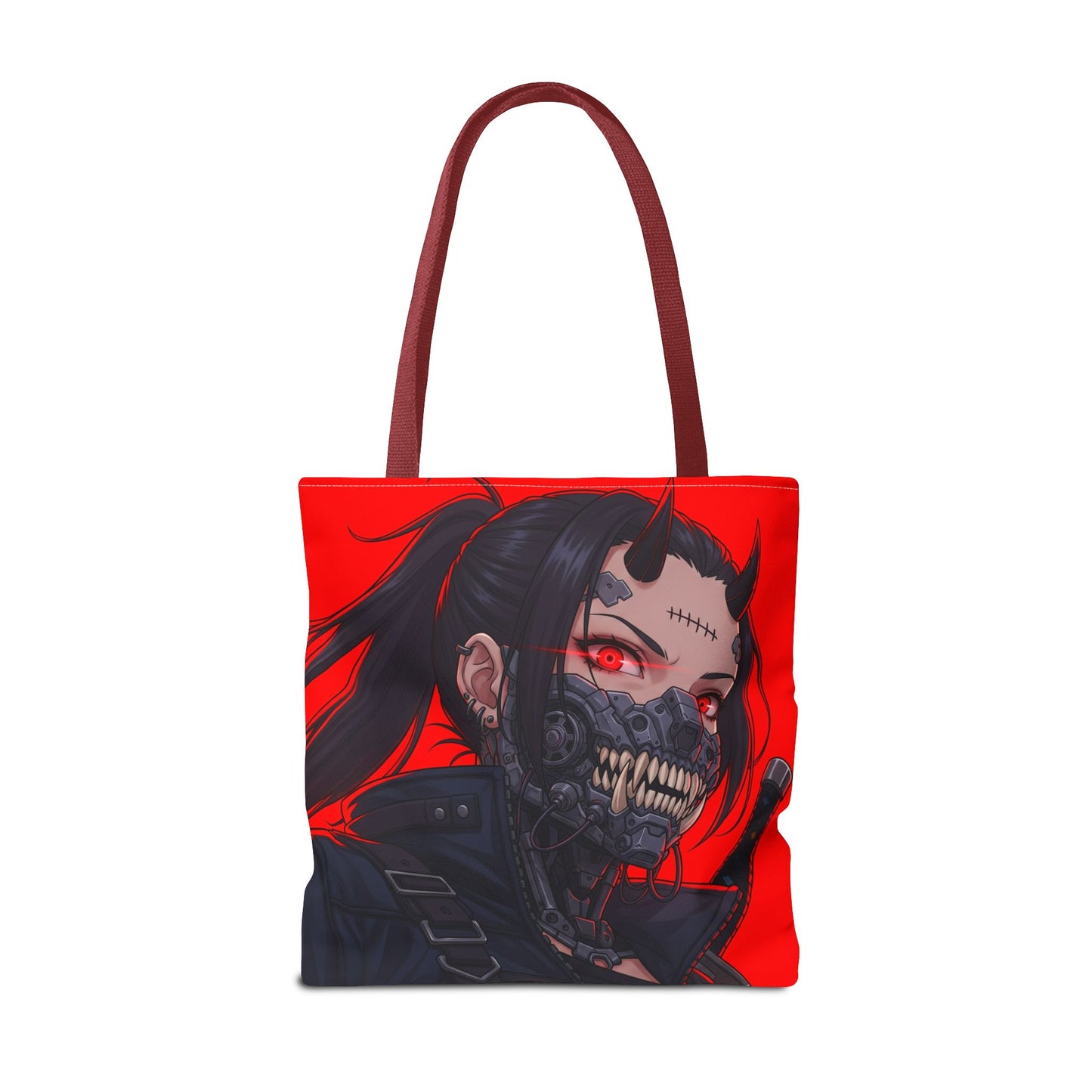 Gothic Anime Tote Bag, Stylish Tote for Anime Lovers, Unique Gift for Cosplay, Travel Bag, Statement Accessory