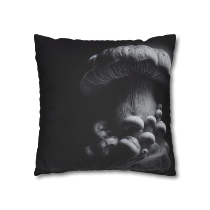 Monochrome Jellyfish Pillowcase - Dark Aesthetic Cushion Cover, Home Decor, Nautical Gift, Coastal Vibes, Unique Bedroom Accent