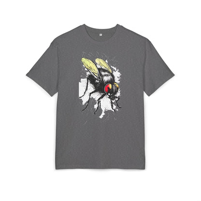 Bee-Inspired Unisex Heavy Oversize Tee, Casual Wear, Graphic T-Shirt, Gift for Nature Lovers, Summer Style, Eco-Friendly Fashion