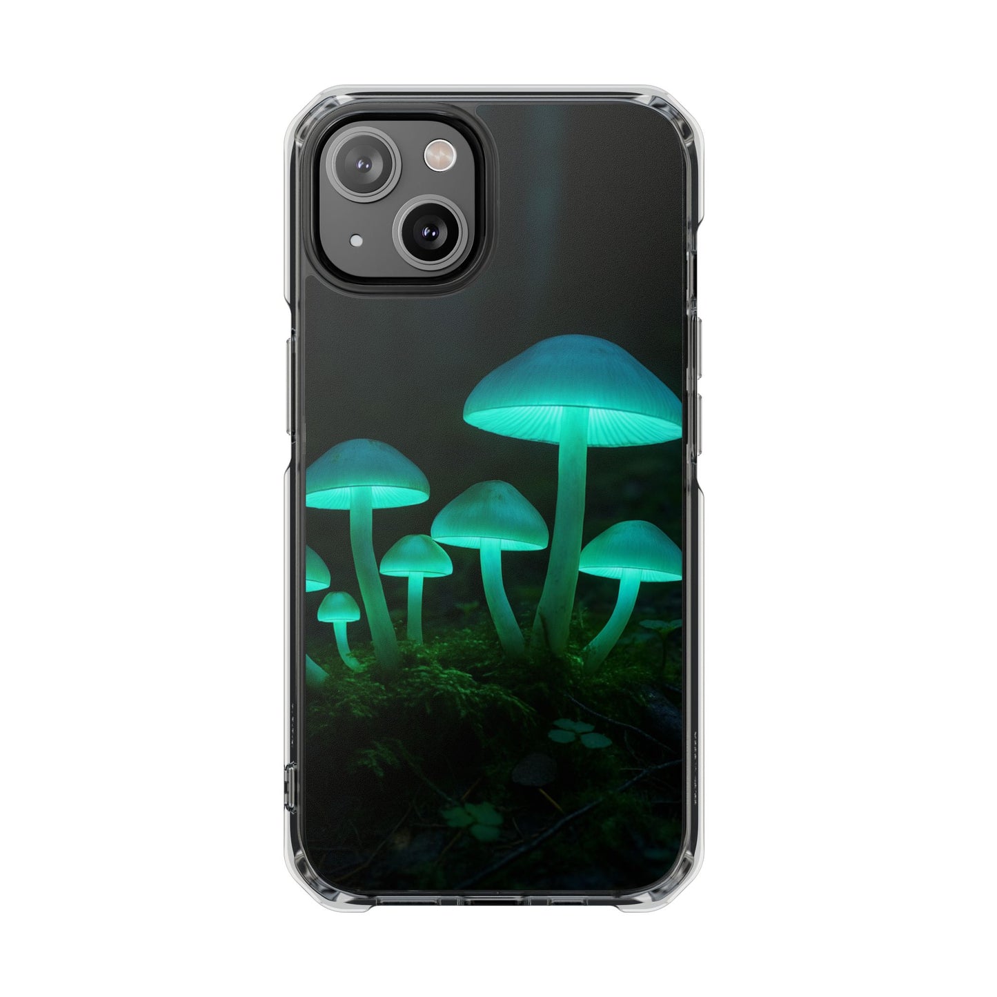 Glowing Mushroom iPhone Case, Unique Cellphone Protector, Gift for Nature Lovers, Eco-Friendly Tech Accessory