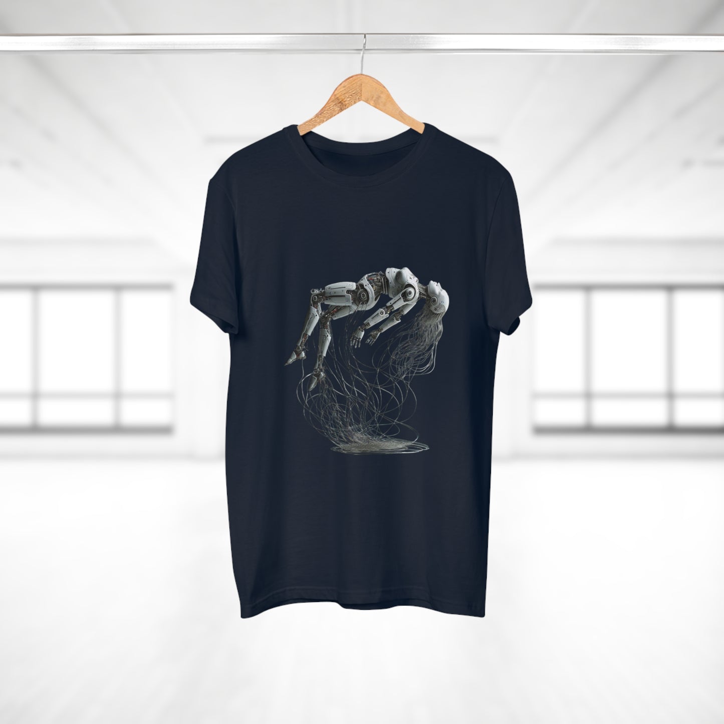 Futuristic Graphic Tee, Cool Unisex T-Shirt for Tech Enthusiasts, Gift for Birthdays, Casual Wear, Unique Art Shirt