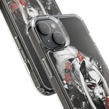 Mystical Warrior Clear Phone Case - Stylish & Protective