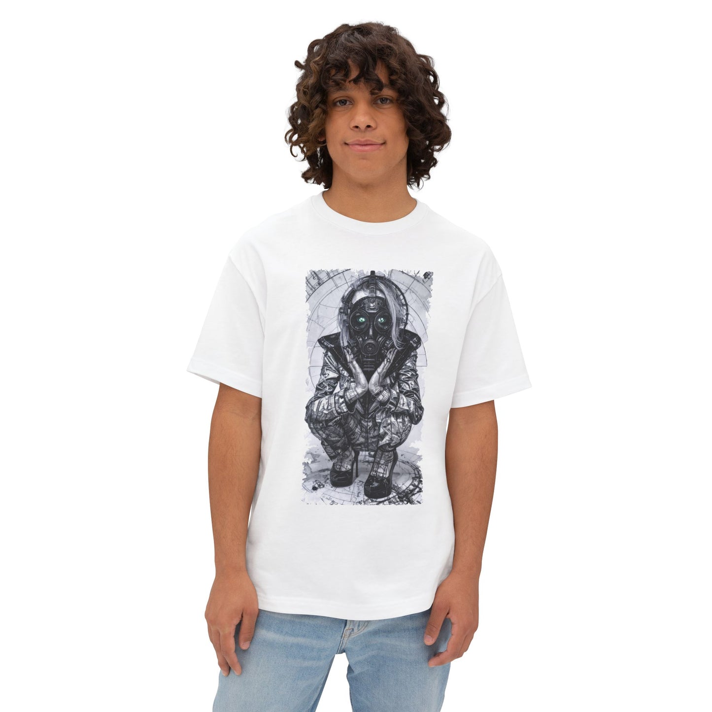 Unique Graphic Unisex Oversized Tee, Casual Streetwear, Ideal Gift for Art Lovers, Perfect for Summer Festivals, Relaxed Style