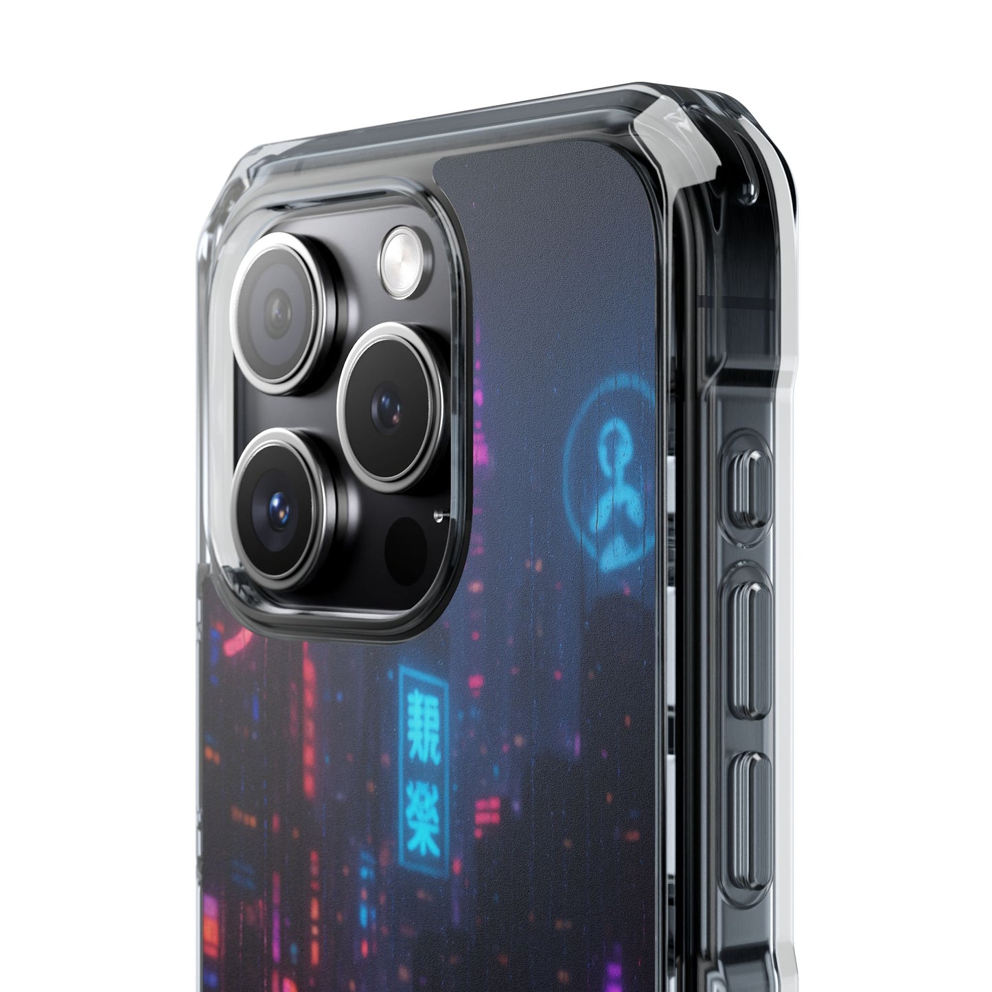 Neon City Phone Case - Magnetic Clear Impact Cases, Customizable Phone Cover, Gifts for Tech Lovers, Stylish Protection, Modern Design
