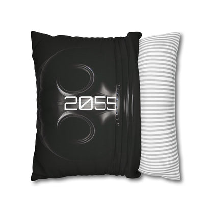 Futuristic Gas Mask Pillowcase | Modern Home Decor, Throw Pillow, Unique Gift, Sci-Fi Aesthetic, Cyberpunk Room Accents