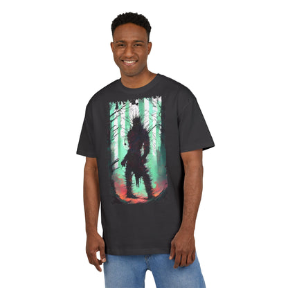 Unisex Oversized Graphic Tee with Forest Silhouette | Comfy Casual Wear, Gift for Nature Lovers, Ideal for Camping, Hiking, Everyday Style