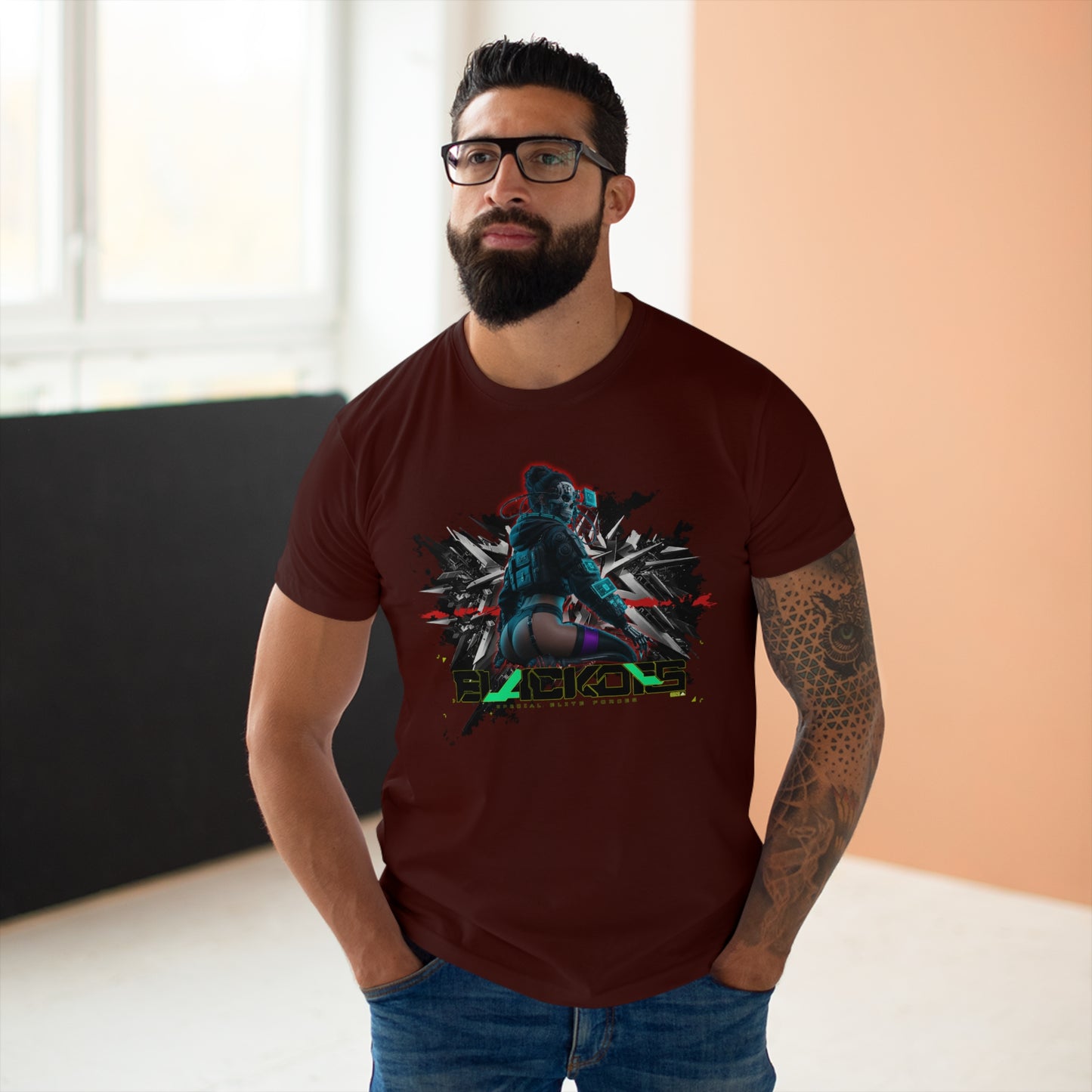 Urban Gamer Men's T-Shirt, Graphic Tee for Gamers, Streetwear, Cool Casual Wear, Perfect for Gaming Events, Birthday Gift