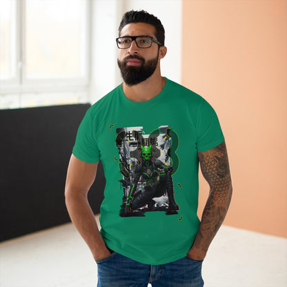 Cyberpunk Graphic Tee, Futuristic T-Shirt, Unisex Casual Wear, Unique Gift for Gamers, Trendy Streetwear, Sci-Fi Clothing