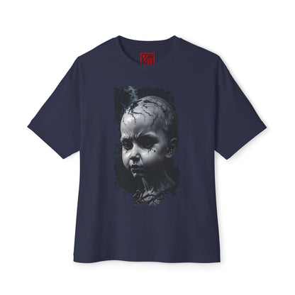 Edgy Unisex Oversized Tee - Streetwear Graphic Top, Casual Style, Everyday Wear, Unique Gift, Alternative Fashion