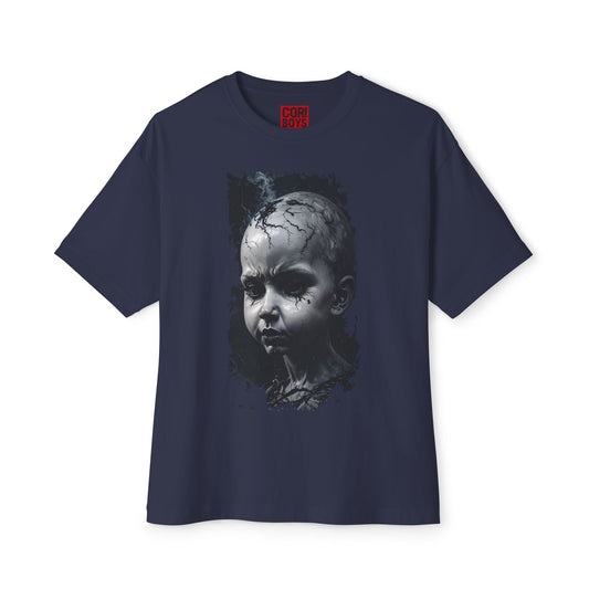 Edgy Unisex Oversized Tee - Streetwear Graphic Top, Casual Style, Everyday Wear, Unique Gift, Alternative Fashion