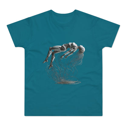 Futuristic Graphic Tee, Cool Unisex T-Shirt for Tech Enthusiasts, Gift for Birthdays, Casual Wear, Unique Art Shirt