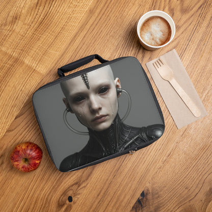 Futuristic Lunch Bag with Unique Design, Stylish Meal Carrier for School, Work, or Travel, Unique Gift Idea
