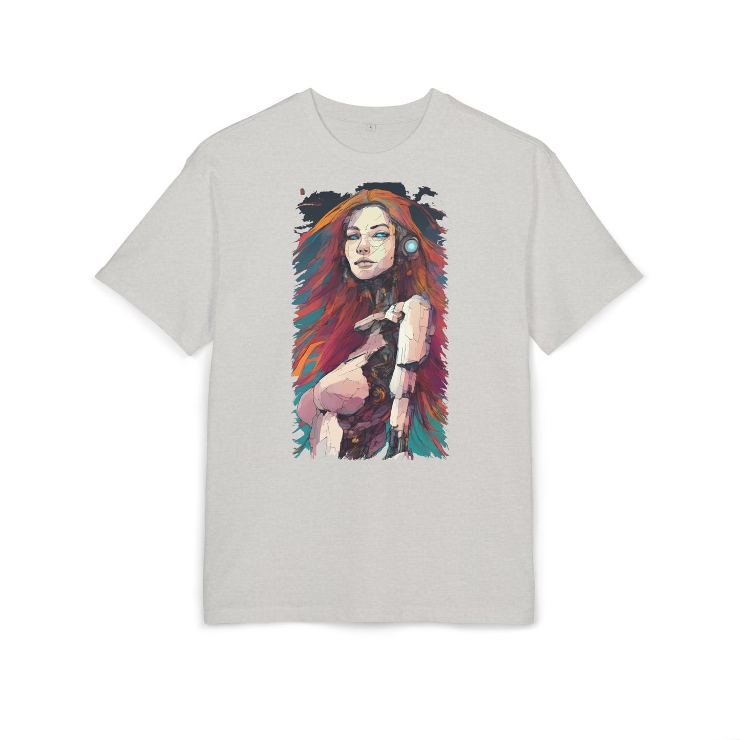 Artistic Oversize Tee - Vibrant Graphic Shirt, Casual Streetwear, Unique Gift for Art Lovers, Everyday Wear, Graphic Tee