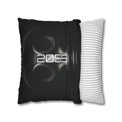 Futuristic Gas Mask Pillowcase | Modern Home Decor, Throw Pillow, Unique Gift, Sci-Fi Aesthetic, Cyberpunk Room Accents