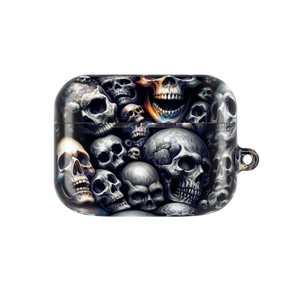 Gothic Skull AirPod Cases - Edgy Accessories for Music Lovers, Unique Gift for Teens, Halloween, Gothic Style, Skull Designs