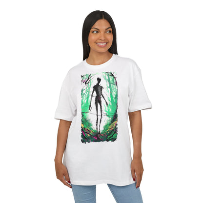 Mystical Forest Oversize Tee, Unisex Heavy Tee, Witchy Fashion, Boho Graphic Shirt, Alternative Style Tee