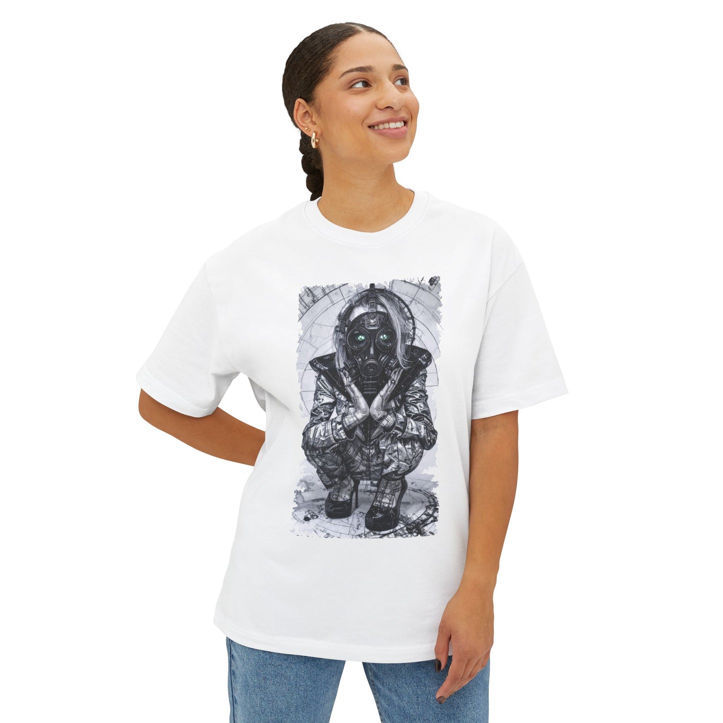 Unique Graphic Unisex Oversized Tee, Casual Streetwear, Ideal Gift for Art Lovers, Perfect for Summer Festivals, Relaxed Style