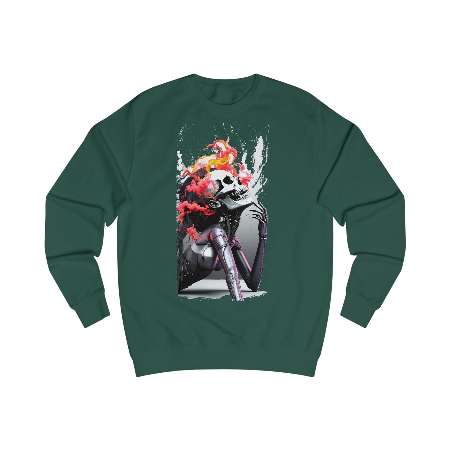Artistic Skull Sweatshirt for Creative Souls, Unisex Sweatshirt, Graphic Sweatshirt, Unique Gift for Art Lovers, Casual Wear, [...]