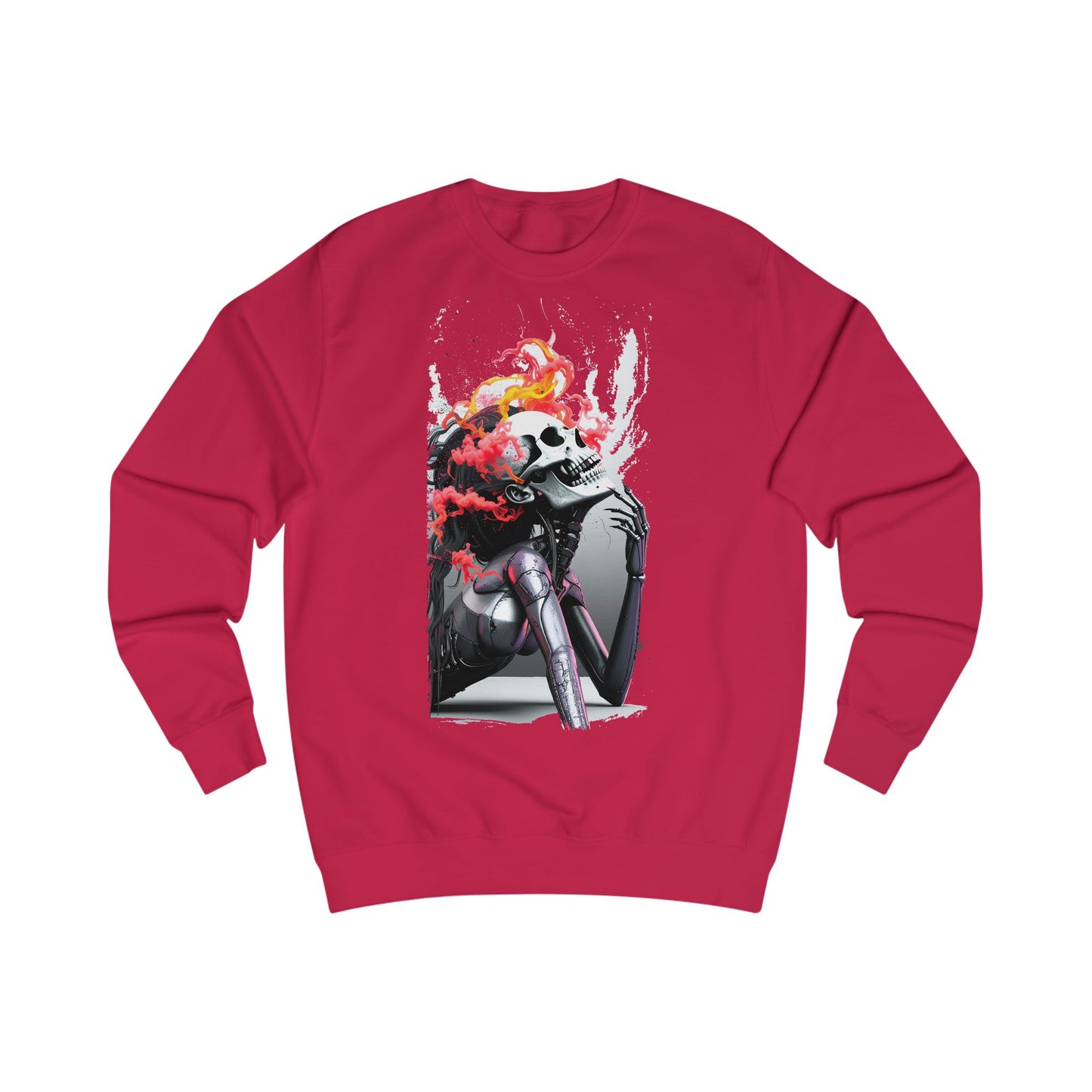 Artistic Skull Sweatshirt for Creative Souls, Unisex Sweatshirt, Graphic Sweatshirt, Unique Gift for Art Lovers, Casual Wear, [...]