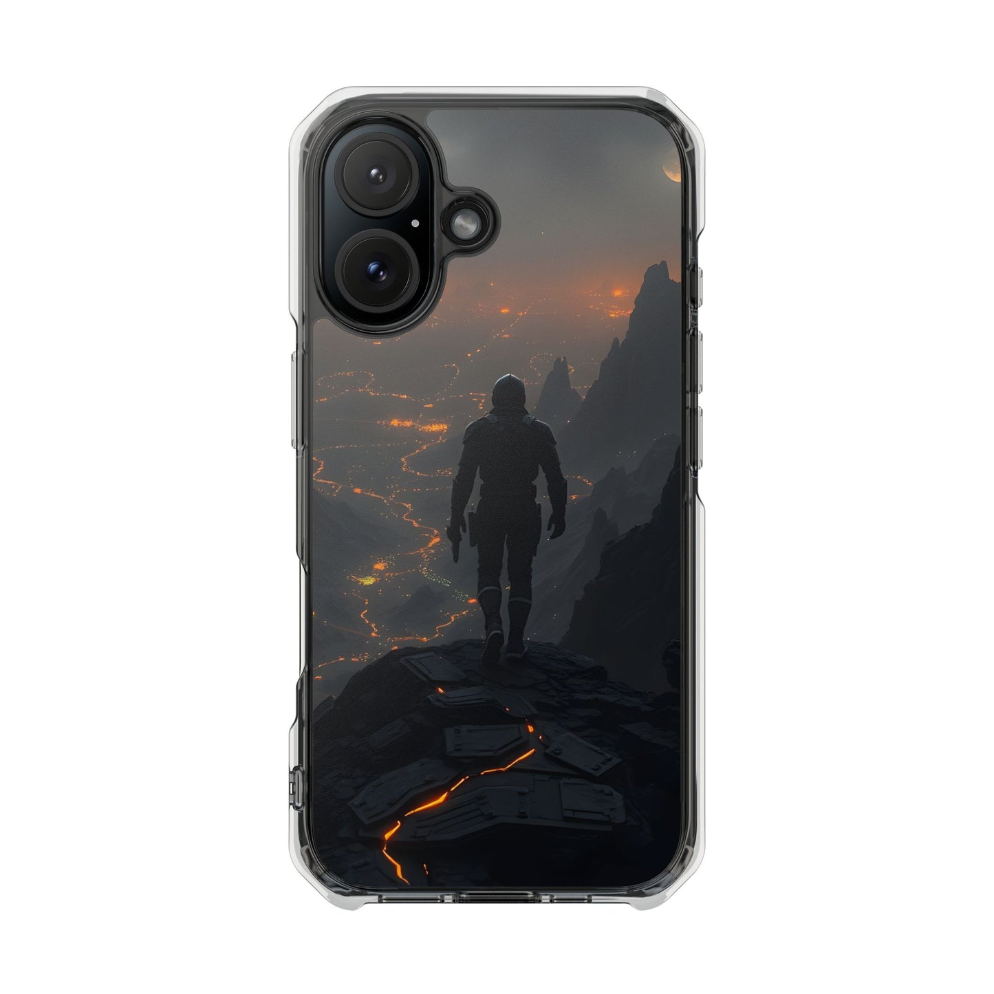 Magnetic Clear Impact Phone Cases, Adventure Phone Cover, Gamer Gift, Customizable Phone Shell, Trendy Tech Accessory