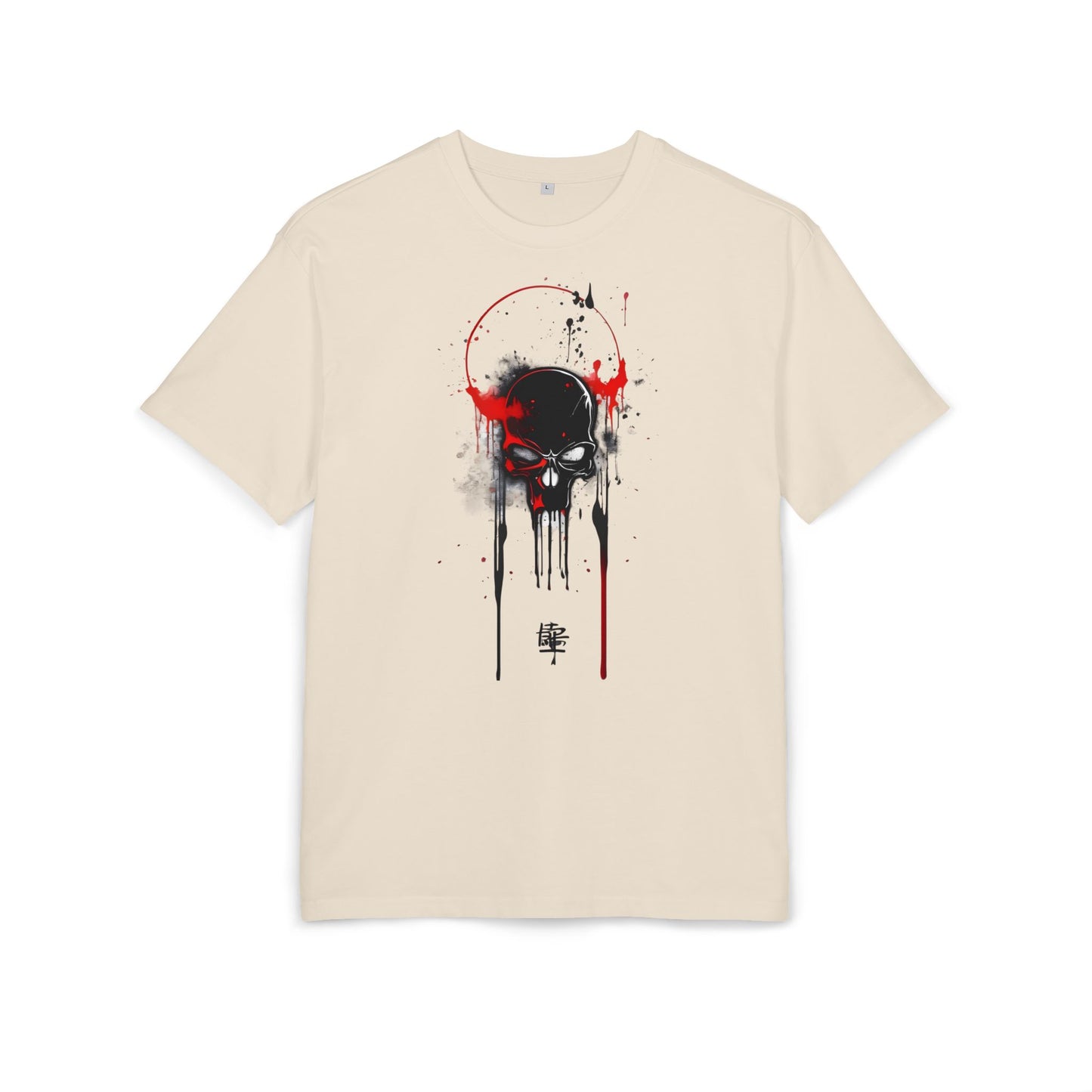 Edgy Oversized Graphic Tee, Cool Streetwear Shirt, Unisex Casual Wear, Unique Festival Apparel, Comfortable Everyday Outfit