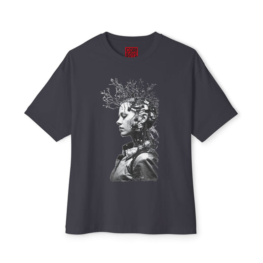 Eco-Friendly Unisex Oversized Tee Featuring Unique Abstract Design, Perfect for Casual Wear, Street Style, and Artistic Expression