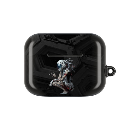Futuristic AirPod Cases - Stylish Protection for Music Lovers, Gift for Tech Enthusiasts, Trendy Headphone Cover, Unique Tech Gift