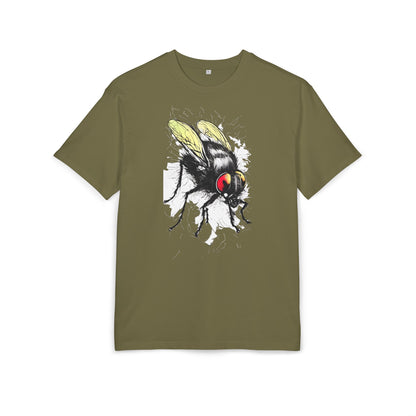 Bee-Inspired Unisex Heavy Oversize Tee, Casual Wear, Graphic T-Shirt, Gift for Nature Lovers, Summer Style, Eco-Friendly Fashion