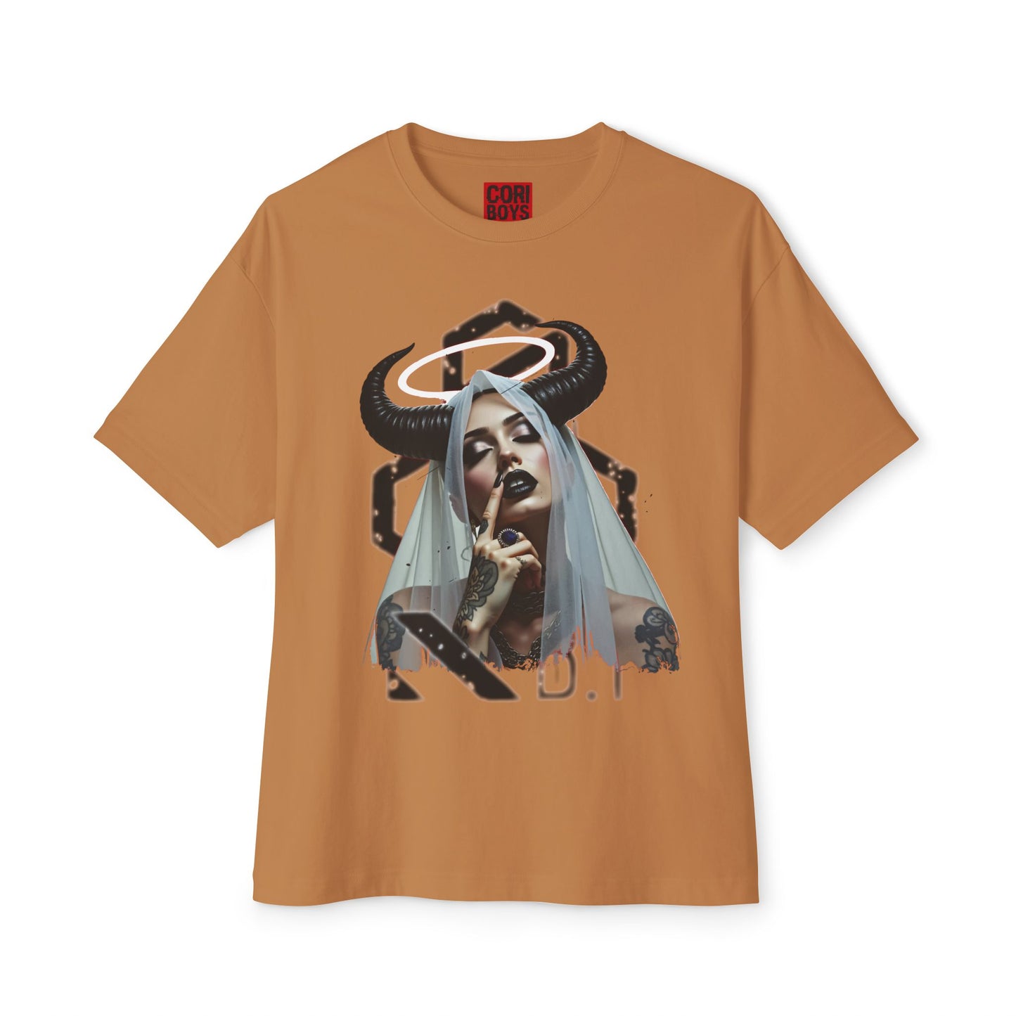 Edgy Graphic Tee, Unisex Oversized Boxy Tee, Alternative Fashion Shirt, Unique Apparel, Statement Top, Gift for Her
