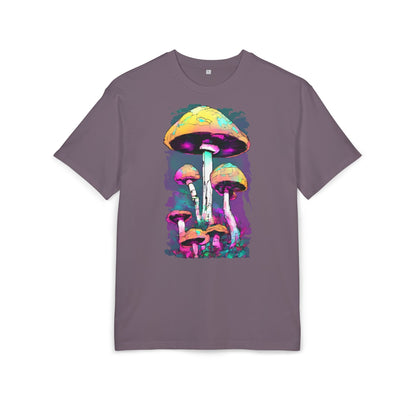 Trippy Mushroom Unisex Oversize Tee | Psychedelic Art Shirt, Retro Graphic Tee, Festival Wear, Gift for Nature Lovers, Streetwear
