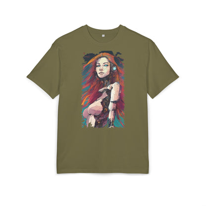 Artistic Oversize Tee - Vibrant Graphic Shirt, Casual Streetwear, Unique Gift for Art Lovers, Everyday Wear, Graphic Tee