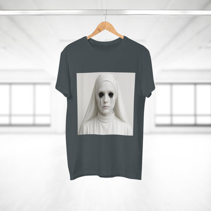 Spooky Art Tee, Unisex Graphic T-shirt, Halloween Costume, Horror Aesthetic Shirt, Creepy Vintage Look Top